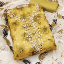 SHADOW & SAINING Semi-Stitched Dress Material-image-26