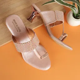 madam glorious Women Embellished Kitten Heel Sandals-picture-38