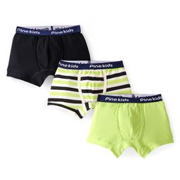 Pine Kids Cotton Lycra Knit Striped Briefs Pack of 3 - Multicolor-image-74