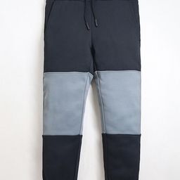 Cherry Crumble By Nitt Hyman Colour Blocked Pant - Black & Grey-image-102