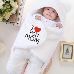 Brandonn Wearable Baby Swaddle Blanket Pack of 1 , White-image-81