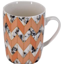 Kookee Printed Ceramic Tall Coffee or Tea Mug with handle (R4760-B) - 325ml-1