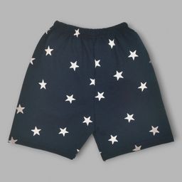 Kiwi 100% Cotton Star Printed Shorts - Navy-image-55