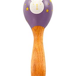 Playbox Wooden Non-Toxic Forest Rattle Toys for Kids | Discover Sounds and Explore Textures, Pack of 1 in Multicolor (Lilac)-25