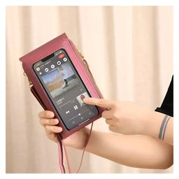 MOMISY Mobile Bag Cellphone Sling Card Holder Wallet-image-17