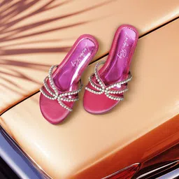 London Rag Women Embellished Open Toe Flats-image-76