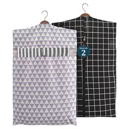 Kuber Industries Black Set of 2 Regular Multi-Utility Organisers-27
