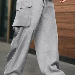 TRIPR Men Mid-Rise Cargo Track Pants-picture-26