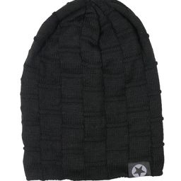 iSWEVEN Unisex Black Wool Beanie-23