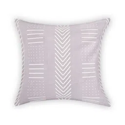 METRO LIVING Grey & White 5 Pieces Printed Square Cushion Covers-54