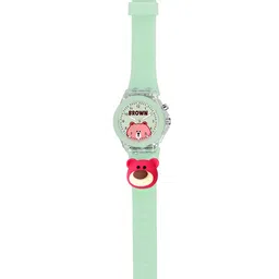SWADESI STUFF Unisex Kids Dial & Straps Analogue Multi Function Watch MULTI LIGHT GREEN PANDA image 5
