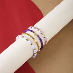 Arendelle Girls Set Of 4 Handcrafted Bracelet-98