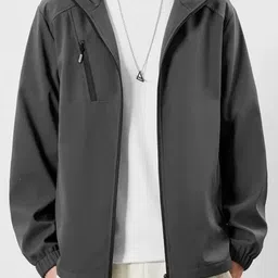 Mast & Harbour Men Hooded Solid Tailored Jacket-picture-35