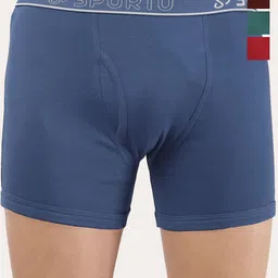 Sporto by Macho Men Pack Of 4 Short Trunks Sprto_M1030-Dnm1-M1-Prt1-R1-S-picture-20