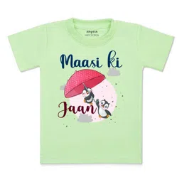 Arvesa Kids Typography Printed Applique T-shirt-image-83