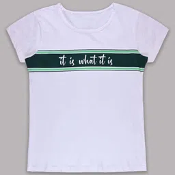 Wish Karo Women Typography Printed Round Neck Cotton T-shirt-picture-29