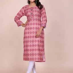Anouk Women Ethnic Motifs Printed Regular Straight Kurta-33