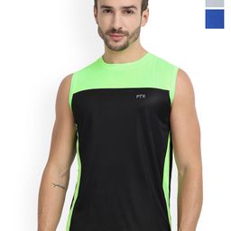 FTX Pack Of 3 Colourblocked Dry-Fit Round Neck Gym Vests 709-1_709-6_709-9-S-image-57