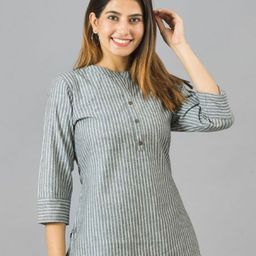Suha Women Striped Cotton Top-picture-47