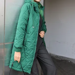 BIGDART Hooded Long Sleeves Longline Padded Jacket-picture-44
