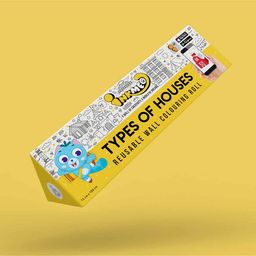 Inkmeo Coloring Rolls Houses Theme - White-21