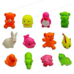 FunBlast Animal Shaped Bath Toys Pack of 12 - Multicolor-image-62