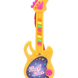 KV Impex Electronic Guitar With Music - Yellow-6