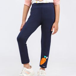 Kookie Kids Full Length Leggings Carrot Print - Navy-image-86