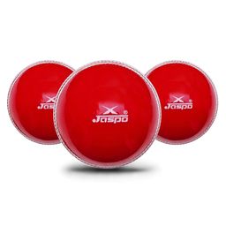 Jaspo T-20 Soft Cricket Balls Pack of 3 - Red-20