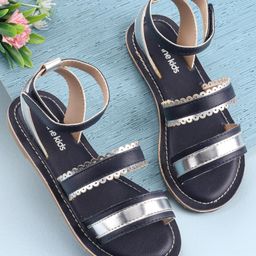 Pine Kids Party Wear Sandals - Navy Blue-image-43