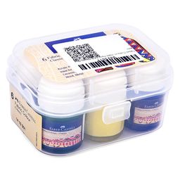 Faber Castell Fabric Colours Classic in a Box Pack of 6 Assorted Shades - 10 ml each-16