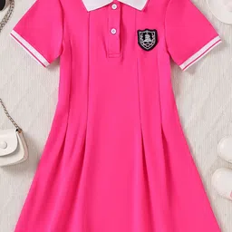 INCLUD girls Gathered or Pleated t shirt Dress-picture-7