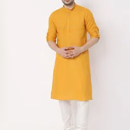 Ethnicity Men Thread Work Kurta-24