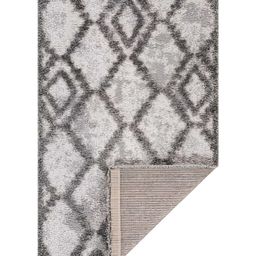 Sapana Carpet-Mats Grey Abstract Shaggy Polyester Carpet image 5