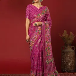 KALINI Bandhani Pure Georgette Bandhani Saree-32