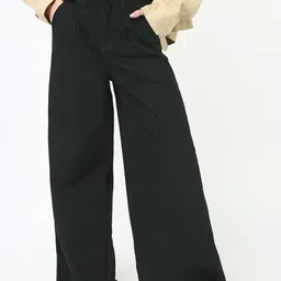Bewakoof Women Jet Black Flared Jeans-picture-16