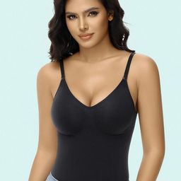 FEMENEST Shoulder Straps Bodysuit-image-12