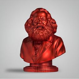 SILAII Red Karl Marx Figurine Showpiece-image-10