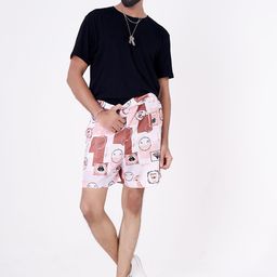 SZN Men Cotton High-Rise Slip On Shorts-image-66