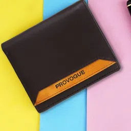 Provogue Men PU Two Fold Wallet-34
