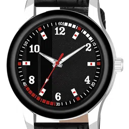 CSAMON Men Printed Dial & Leather Straps Analogue Watch B9050 BLKPata Aeviyo Silm L image 4