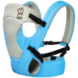 R for Rabbit New Cuddle Snuggle 3 Way Comfortable Baby Carrier - Blue & Grey image 2