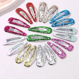 LYTIX Girls Set Of 20 Glitter Tic Tac Hair Clips-24