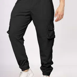 Monte Rapido Men Cotton Cargo Joggers-26