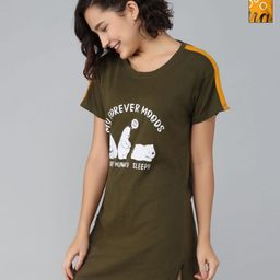 Christy World Women 2 Printed Applique T-shirt-picture-1