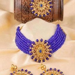 Anouk Women Blue Jewellery Set-image-31