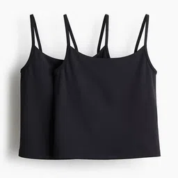 H&M 2-Pack Integral-Top Sports Tops With Dry Move-image-94