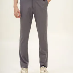 The Pant Project Men Mercury Grey Slim Fit Power Stretch Pants-image-59