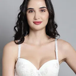 MAKCLAN Women Medium Coverage Underwired Lightly Padded Bra-image-53
