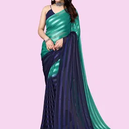 Moda Rapido Striped Satin Ready to Wear Saree-picture-33